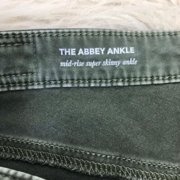 AG Adriano Goldschmied Olive Green Jeans 26 - Picture 6 of 7